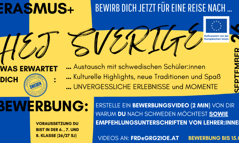 Erasmus+ Schweden